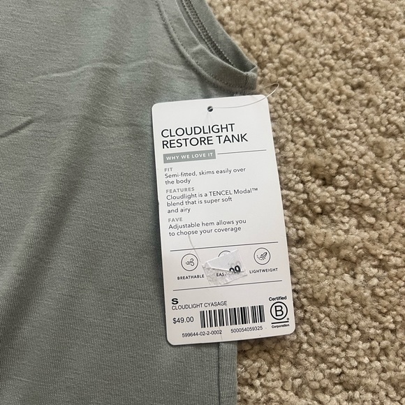 Athleta Cloudlight Restore Tank small - Picture 2 of 4